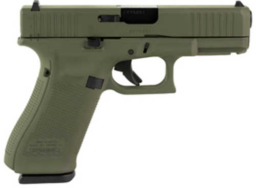 Glock 45 Compact Striker Fired Semi-Automatic Pistol 9mm Luger 4.02" Barrel (3)-17Rd Magazines Fixed Sights OD Green Polymer Finish