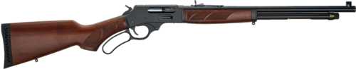 Henry Side Gate Lever Action Shotgun .410 Gauge 2.5" Chamber 20" Barrel 5 Round Capacity Bead Front & Adjustable Diamond Semi-Buckhorn Rear Sight American Walnut Stock Blued Finish