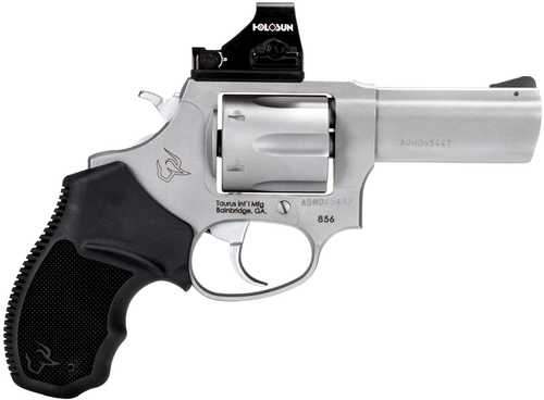 Taurus 856 T.O.R.O. Revolver 38 Special 6 Shot 3" Barrel Stainless Steel Finish Black Rubber Grip Features Optic Mount For Micro Red Dot