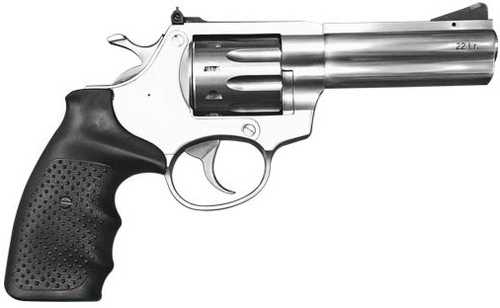 Armscor Rock Island Armory Alpha AL22 Revolver .22 Long Rifle 4" Barrel 9 Round Capacity Adjustable Sights Rubber Grip Stainless Finish