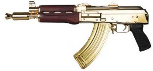 ZPAP92 AK pistol Serbian R 24K 7.62X39 Red furniture Gold plating
