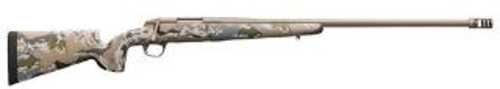 Browning X-Bolt Hells Canyon McMillan Long Range Bolt Action Rifle 6.8 Western 26" Barrel (1)-3Rd Magazine Versatile OVIX Camouflage Game Scout Stock Smoked Bronze Cerakote Finish