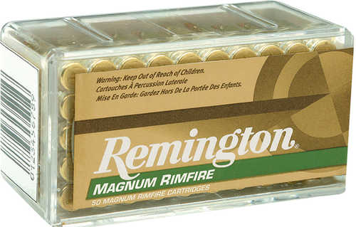 22 Winchester <span style="font-weight:bolder; ">Magnum</span> Rimfire 50 Rounds Ammunition <span style="font-weight:bolder; ">Remington</span> 40 Grain Hollow Point