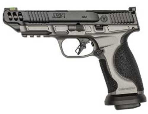 Smith & Wesson Performance Center M&P9 M2.0 Competitor Semi-Automatic Pistol 9mm Luger 5" Barrel (4)-17Rd Magazines Armornite Slide Tungsten Gray Cerakote Finish