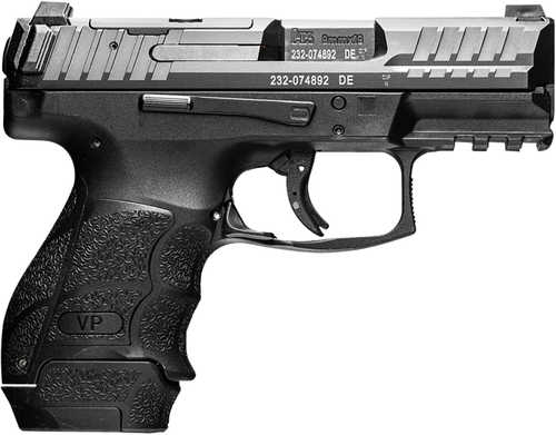 Heckler & Koch VP9SK Subcompact Semi-Automatic Pistol 9mm Luger 3.39" Barrel (1)-15Rd & (1)-12Rd Magazines Black Polymer Finish