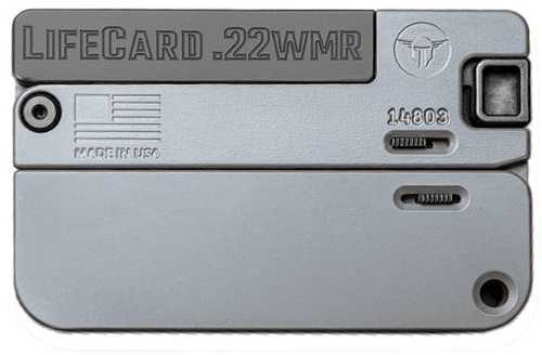 Trailblazer Lifecard .22WMR Single Shot Pistol 2.5" Barrel Grey Aluminum-img-0