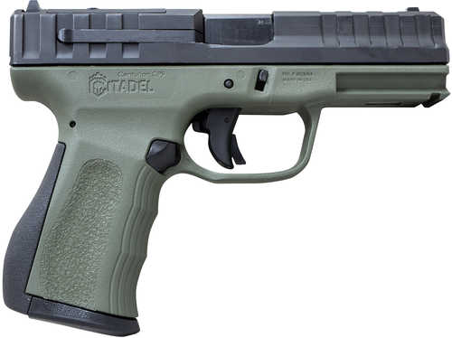Citadel Centurion Semi-Automatic Pistol 9mm Luger 4" Barrel (1)-14Rd Magazine Black Slide OD Green Polymer Finish