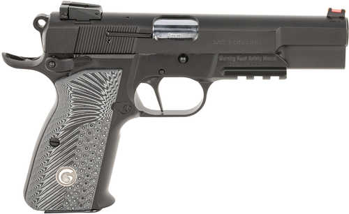 Girsan MCP35 OPS Single Action Only Semi-Automatic Pistol 9mm Luger 4.87" Barrel (1)-15Rd Magazine Adjustable Sights Gray Grips Black Finish