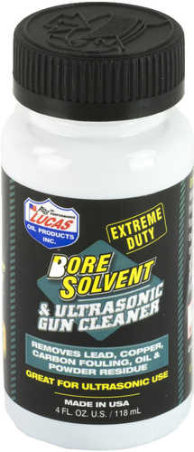 Lucas Oil Products Inc. Extreme Duty Bore Solvent and Ultrasonic Gun Cleaner Liquid 4 Oz Plastic 10907