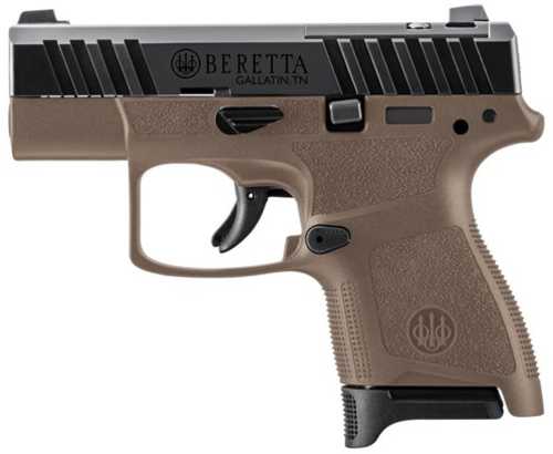 Beretta APX A1 Carry Single Action Semi-Automatic Pistol 9mm Luger 2.9" Barrel (1)-8Rd Magazine Night Sights Matte Black Slide Flat Dark Earth Polymer Finish