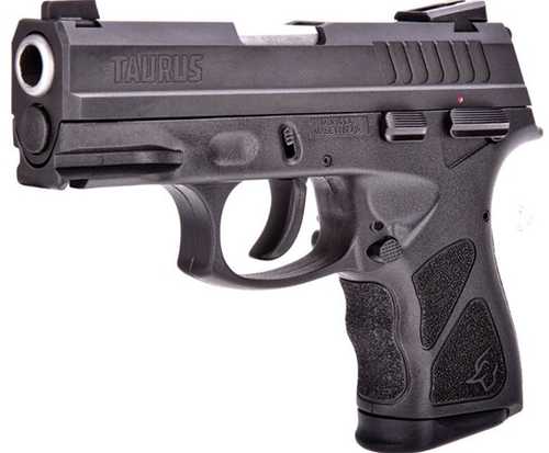 Taurus TH40 Compact Semi-Automatic Pistol .40 S&W 3.54" Barrel (2)-10Rd Magazines Novak Drift Adjustable Front & Rear Sights Black Polymer Finish
