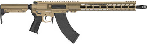 CMMG Resolute MK47 Semi-Automatic Rifle 7.62x39mm 16.1" Barrel (1)-30Rd Magazine RipStock Coyote Tan Cerakote Finish