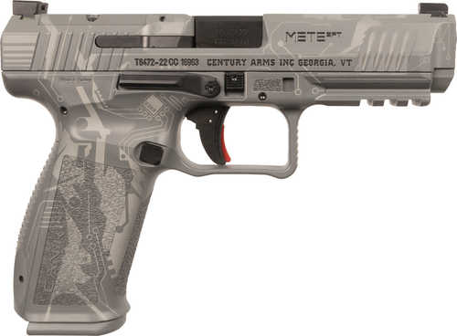 Canik Creations Mete Gray Cyber Semi-Automatic Pistol 9mm Luger 4.46" Barrel (1)-18Rd & (1)-20Rd Magazines Finish