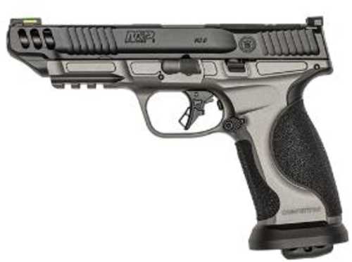 Smith & Wesson PC M&P9 M2.0 Semi-Automatic Pistol 9mm Luger 5" Barrel (4)-10Rd Magazines Armornite Slide Tungsten Gray Cerakote Finish