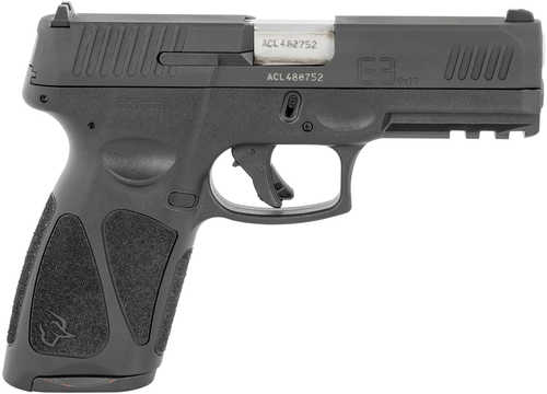 Taurus G3 Semi-Auto Pistol 9mm Luger 2-10Rd Mags 4" Barrel 3-Dot Adj. Matte Black Polymer Finish