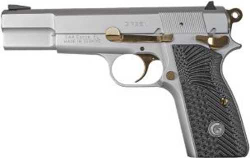 EAA Girsan MC P35 Semi-Automatic Pistol 9mm Luger 4.87" Barrel (1)-15Rd Magazine Chrome Finish With Gold Accents