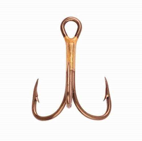 Eagle Claw Fishing Tackle Hook Bronze Treble 10/ctn 374A-10