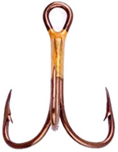 Eagle Claw Fishing Tackle Hook Bronze Treble 10/ctn 374A-4