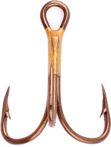 Eagle Claw Fishing Tackle Hook Bronze Treble 10/ctn 374A-8