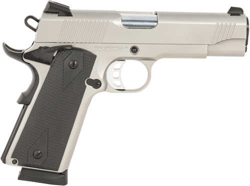 SDS Imports Tisas 1911 Carry Semi-Automatic Pistol .45 ACP 4.25" Barrel (2)-8Rd Magazines Black Overmolded Grips Satin Stainless Finish