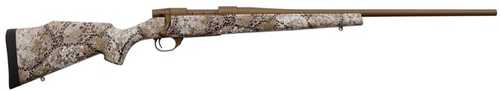 Weatherby Vanguard Badlands Bolt Action Rifle .22-250 Remington 24" Barrel 5 Round Capacity Approach Camouflage Stock Burnt Bronze Cerakote Finish