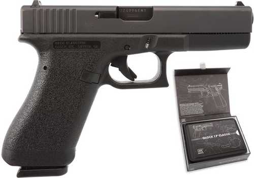 Glock G17 Gen1 Safe Action Semi-Automatic Pistol 9mm Luger 4.49" Barrel (2)-17Rd Magazines Fixed Sights Black Polymer Finish