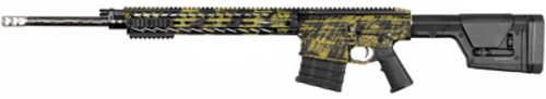 Used Nemo Arms Omen Watchman Semi-Automatic Rifle .300 Winchester Magnum 24" Barrel (1)-14Rd Magazine Magpul PRS Stock Black & Yellow Finish Blemish (Damaged Case)