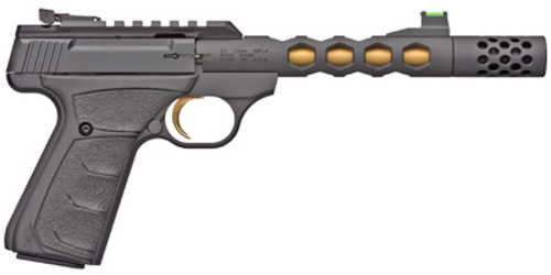 Used Browning Buck Mark Plus Vision Semi-Automatic Pistol .22 Long Rifle 5.87" Barrel (2)-10Rd Magazines Black Anodized Finish Blemish (Rear Sight Not Aligned, Oil Stains on Case)
