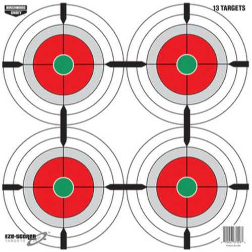 Birchwood Casey Eze-Scorer Training Target 12" Multiple Bull's-Eye, Pack Of 13 Md: 37253