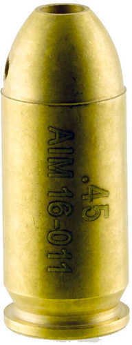 Aim Sports Inc. PJBS45 45 Bore Sight Laser Boresighter Cartridge 45 ACP Chamber Brass