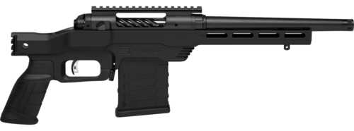 Savage 110 Pistol Chassis System Bolt Action 6.5 Creedmoor 10.5" Barrel (1)-10Rd Magazine Left Handed Right Side Eject Black Finish