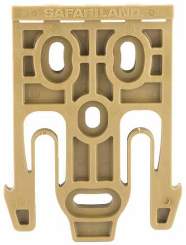 Safariland Model 6004-19 Quick Locking System Holster Fork Single Kit Only Coyote Brown Finish 6004-19-76