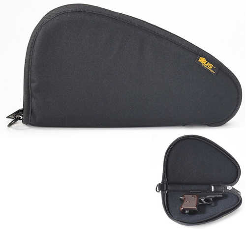 US PeaceKeeper Pistol Case 13"x7" Soft Black P21013-img-0
