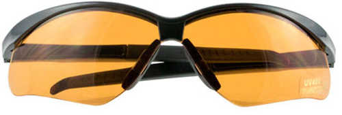 Walker's Game Ear Crosshair Shooting Glasses Polycarbonate Lens Amber