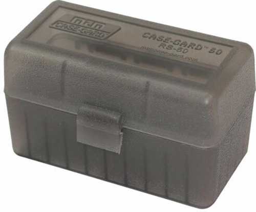MTM Ammunition Box 50 Rounds Flip-Top 223<span style="font-weight:bolder; "> 204</span> <span style="font-weight:bolder; ">Ruger</span> 6x47 Clear/Small