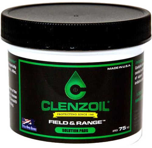 The Clenzoil Field & Range Patch Kit 50 Cal/12 Ga Pre-saturated Cotton Fiber 75 Count