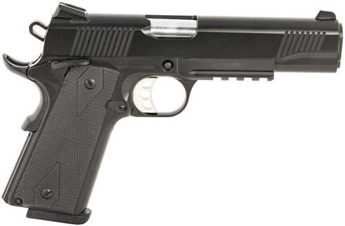 Tisas 1911 Duty Semi-Automatic Pistol 9mm Luger 5" Barrel (1)-9Rd Magazine Black Cerakote Finish