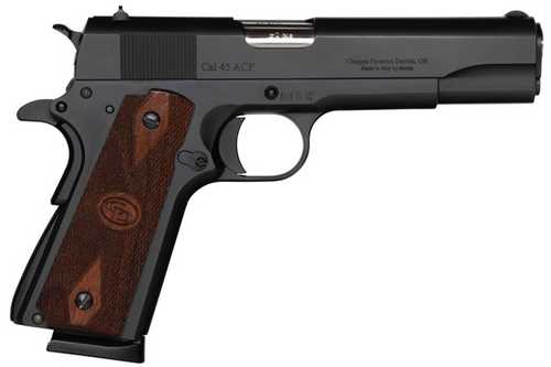 Charles Daly 1911 Field Single Action Semi-Automatic Pistol 9mm Luger 5" Barrel (1)-8Rd Magazine Diamond Checkered Walnut Grips Black Finish