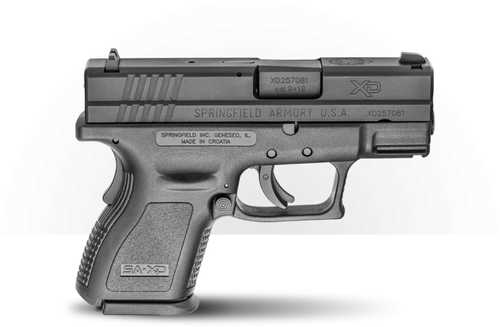 Click to see larger image. Used Springfield XD9 Sub-Compact Semi-Automatic Pistol 9mm Luger 3" Barrel (2)-10Rd Magazines Black Melonite Finish Blemish (Damaged Box)