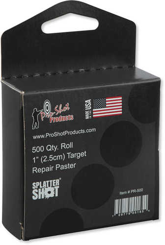 Pro-Shot 1in Repair Patches - 500 Roll Black