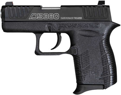 Diamondback DB380 Gen4 Semi-Automatic Pistol .380 ACP 2.8" Barrel (1)-6Rd Magazine Black Stainless Slide Polymer Finish