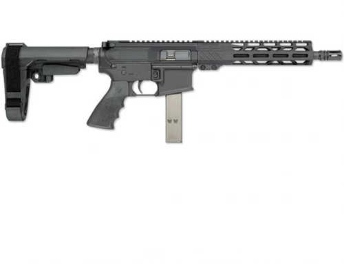 Rock River Arms LAR-9 A4 Semi-Automatic Pistol 9mm Luger 10.5" Barrel (1)-30Rd Magazine Black Hogue Rubber Grips Finish