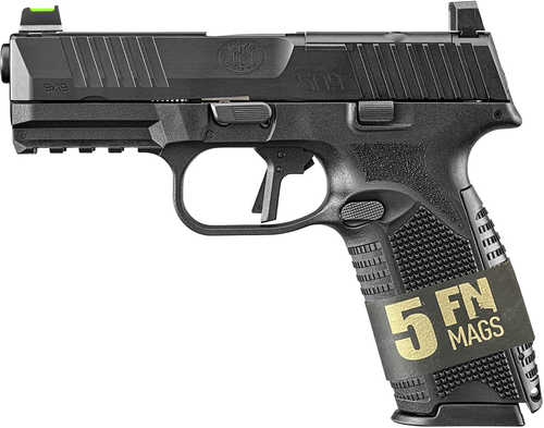 FN 509 MRD FOS Bundle Semi-Automatic Pistol 9mm Luger 4" Barrel (5)-10Rd Magazines Black Polymer Finish