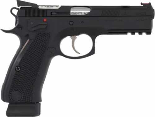 CZ Custom SP-01 Shadow Semi-Automatic Pistol 9mm Luger 4.6" Barrel (2)-19Rd Magazines Fiber Optic Sights Black Finish