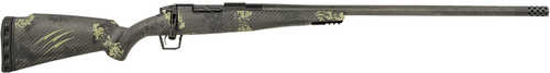 <span style="font-weight:bolder; ">Fierce</span> <span style="font-weight:bolder; ">Firearms</span> Carbon Rogue 6.5 PRC 3+1 Capacity 24" Fiber Barrel Black Cerakote Steel Rec Forest Camo Stock