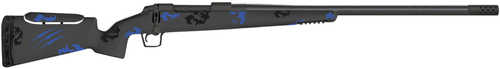 <span style="font-weight:bolder; ">Fierce</span> <span style="font-weight:bolder; ">Firearms</span> Carbon Rival FP 7mm PRC 3+1 Capacity (Hinged Floor Plate) 24" C3 Fiber Black Steel Rec Battle Blue Camo Stock with Adj. Cheek Piece Radial TI Muzzle Brake Bix & Andy Trigger