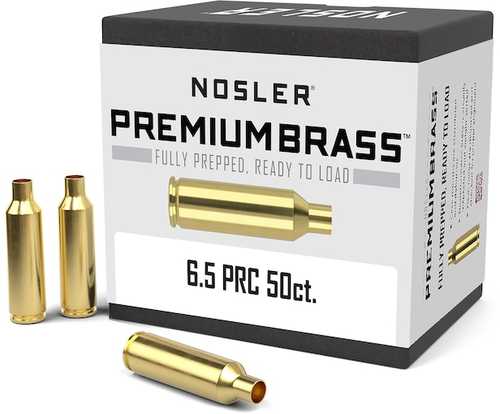 Nosler Custom Brass <span style="font-weight:bolder; ">6.5</span> <span style="font-weight:bolder; ">PRC</span> Box of 50