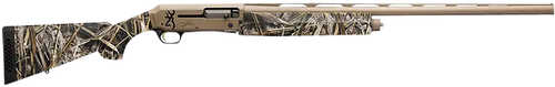 Browning Silver Field Semi-Automatic Shotgun 12 Gauge 3.5" Chamber 26" Barrel 4 Round Capacity Realtree Max-7 Camouflage Stock Flat Dark Earth Cerakote Finish