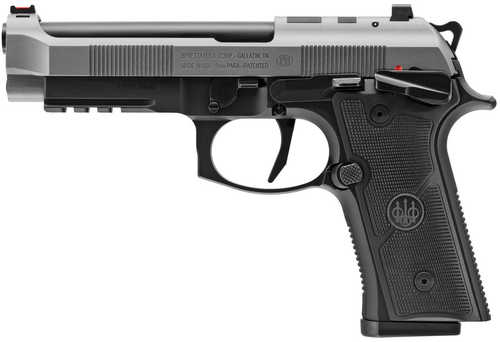 Beretta 92XI Semi-Automatic Pistol 9mm Luger 4.7" Barrel (2)-18Rd Magazine Silver Cerakote Sslide Matte Black Finish