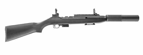 Chiappa M1-9 MBR Semi-Automatic Rifle 9mm Luger 19" Barrel (2)-10Rd Magazines Flip Up Sights Black Synthetic Stock Matte Blued Finish
